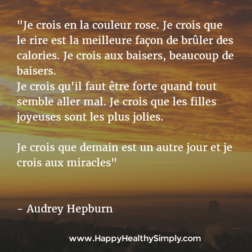 citation audrey hepburn je crois aux miracles