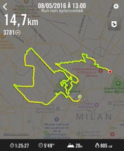 wingsforlife worldrun milan 2016 parcours nike running 14,7km